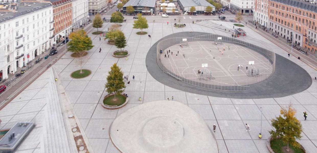 Israel's Square in the heart of Copenhagen