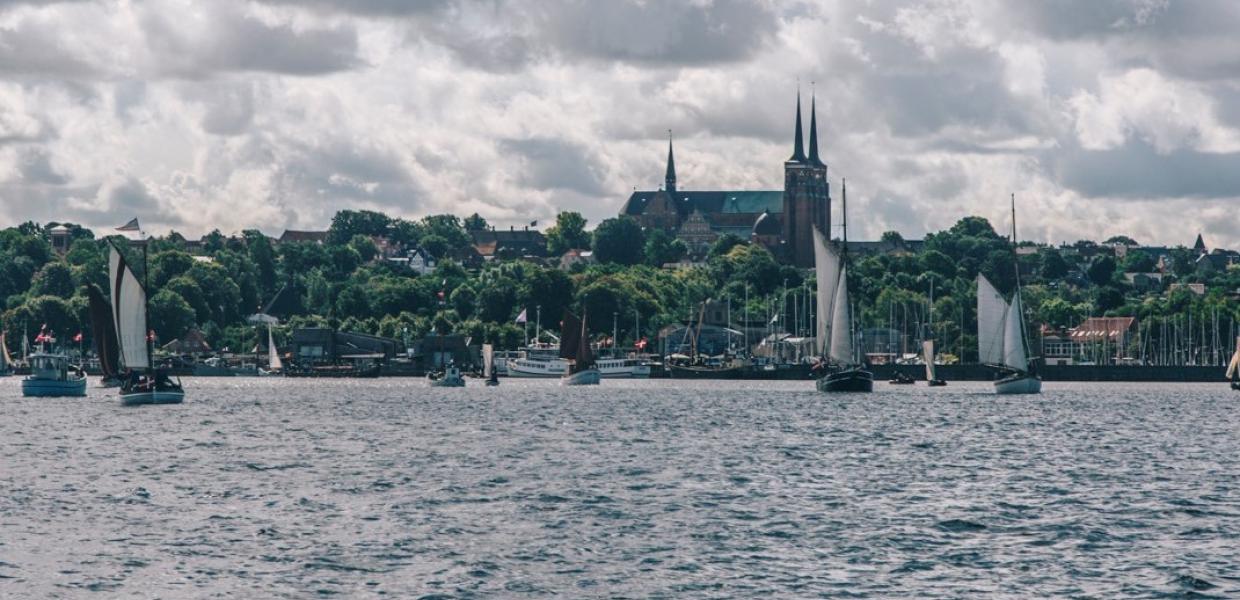 Roskilde from the waterside