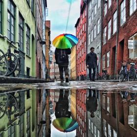 Rainy day in Copenhagen