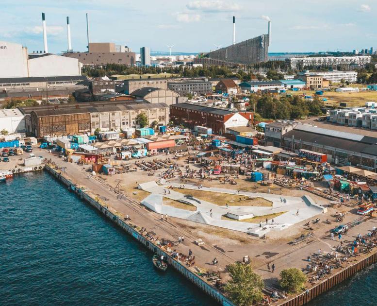 Reffen Street Food på Refshaleøen i København-